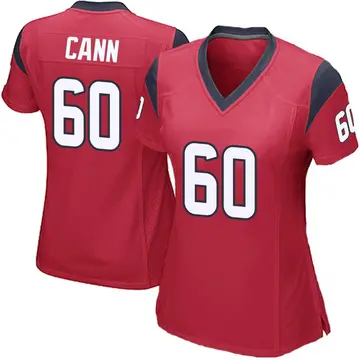Nike A.J. Cann Women's Game Houston Texans Red Alternate Jersey