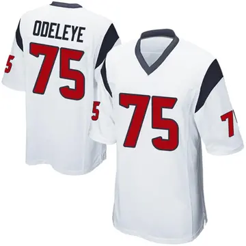 Nike Adedayo Odeleye Men's Game Houston Texans White Jersey