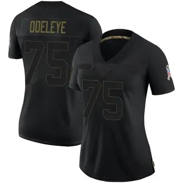 Nike Adedayo Odeleye Women's Limited Houston Texans Black 2020 Salute To Service Jersey