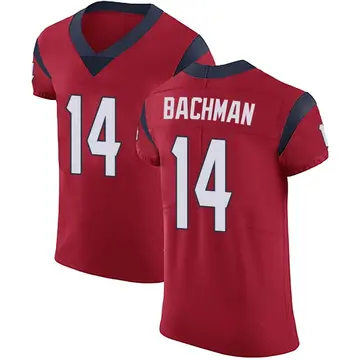 Nike Alex Bachman Men's Elite Houston Texans Red Alternate Vapor Untouchable Jersey