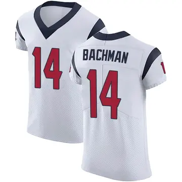 Nike Alex Bachman Men's Elite Houston Texans White Vapor Untouchable Jersey