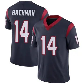 Nike Alex Bachman Men's Limited Houston Texans Navy Blue Team Color Vapor Untouchable Jersey