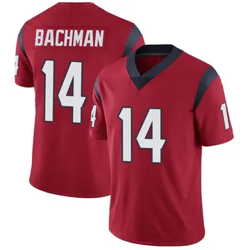 Nike Alex Bachman Men's Limited Houston Texans Red Alternate Vapor Untouchable Jersey