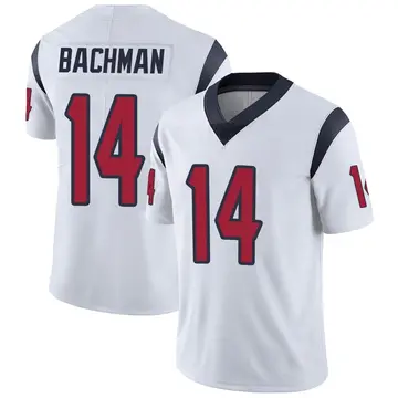 Nike Alex Bachman Men's Limited Houston Texans White Vapor Untouchable Jersey