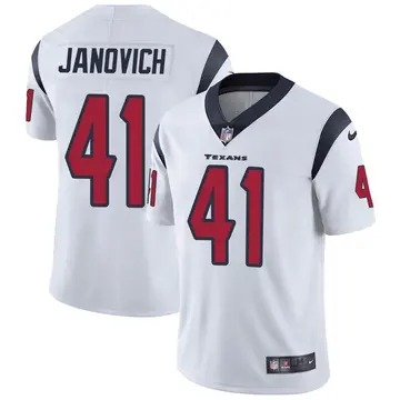 Nike Andy Janovich Men's Limited Houston Texans White Vapor Untouchable Jersey