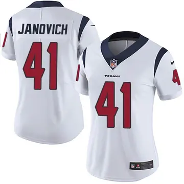 Nike Andy Janovich Women's Limited Houston Texans White Vapor Untouchable Jersey