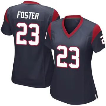 Nike Arian Foster Women's Game Houston Texans Navy Blue Team Color Jersey