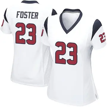 Nike Arian Foster Women's Game Houston Texans White Jersey