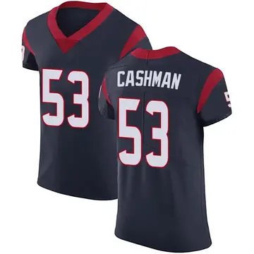 Nike Blake Cashman Men's Elite Houston Texans Navy Blue Team Color Vapor Untouchable Jersey