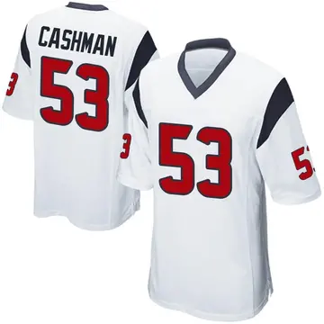 Nike Blake Cashman Men's Game Houston Texans White Jersey