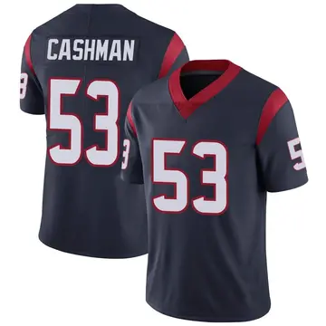 Nike Blake Cashman Men's Limited Houston Texans Navy Blue Team Color Vapor Untouchable Jersey