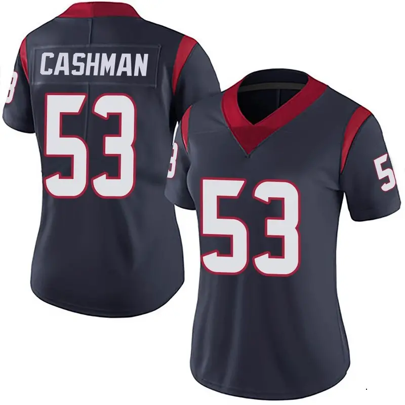 Nike Blake Cashman Women's Limited Houston Texans Navy Blue Team Color Vapor Untouchable Jersey