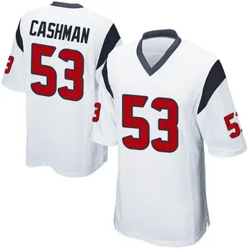 Nike Blake Cashman Youth Game Houston Texans White Jersey