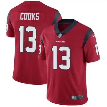 Nike Brandin Cooks Men's Limited Houston Texans Red Alternate Vapor Untouchable Jersey