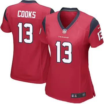 Nike Brandin Cooks Women's Game Houston Texans Red Alternate Jersey