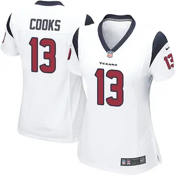 Nike Brandin Cooks Women's Game Houston Texans White Jersey