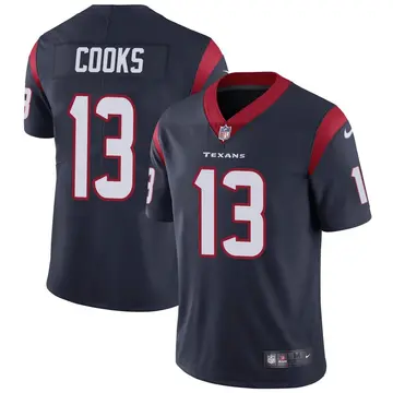 Nike Brandin Cooks Youth Limited Houston Texans Navy Blue Team Color Vapor Untouchable Jersey