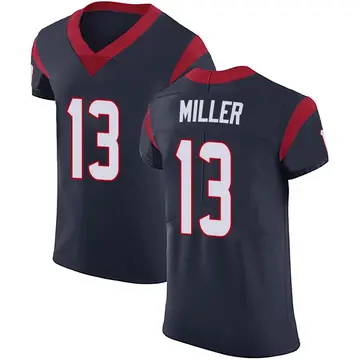 Nike Braxton Miller Men's Elite Houston Texans Navy Blue Team Color Vapor Untouchable Jersey