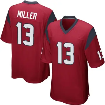 Nike Braxton Miller Men's Game Houston Texans Red Alternate Jersey