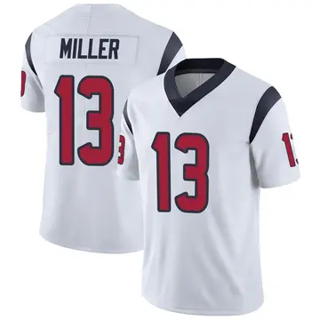 Nike Braxton Miller Men's Limited Houston Texans White Vapor Untouchable Jersey