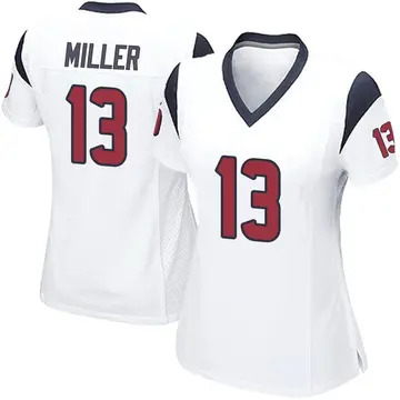 Nike Braxton Miller Women's Game Houston Texans White Jersey