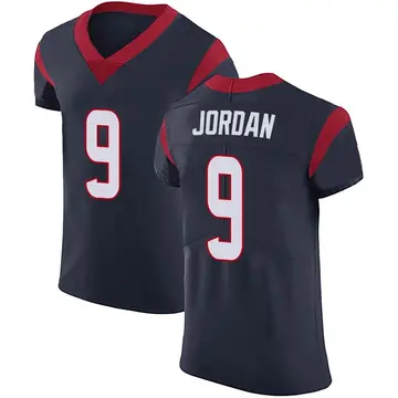Nike Brevin Jordan Men's Elite Houston Texans Navy Blue Team Color Vapor Untouchable Jersey