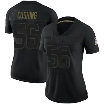 Nike Brian Cushing Women's Limited Houston Texans Black 2020 Salute To Service Jersey