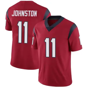 Nike Cameron Johnston Men's Limited Houston Texans Red Alternate Vapor Untouchable Jersey