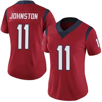 Nike Cameron Johnston Women's Limited Houston Texans Red Alternate Vapor Untouchable Jersey