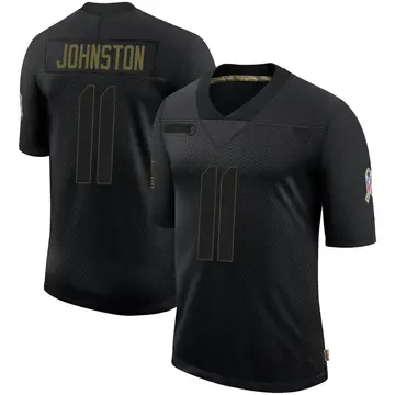 Nike Cameron Johnston Youth Limited Houston Texans Black 2020 Salute To Service Jersey