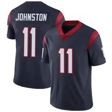 Nike Cameron Johnston Youth Limited Houston Texans Navy Blue Team Color Vapor Untouchable Jersey