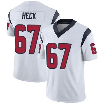 Nike Charlie Heck Men's Limited Houston Texans White Vapor Untouchable Jersey