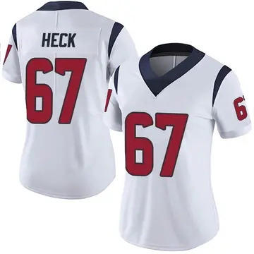 Nike Charlie Heck Women's Limited Houston Texans White Vapor Untouchable Jersey