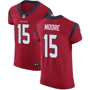 Nike Chris Moore Men's Elite Houston Texans Red Alternate Vapor Untouchable Jersey