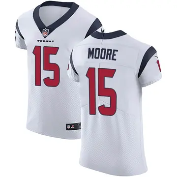 Nike Chris Moore Men's Elite Houston Texans White Vapor Untouchable Jersey