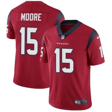 Nike Chris Moore Men's Limited Houston Texans Red Alternate Vapor Untouchable Jersey
