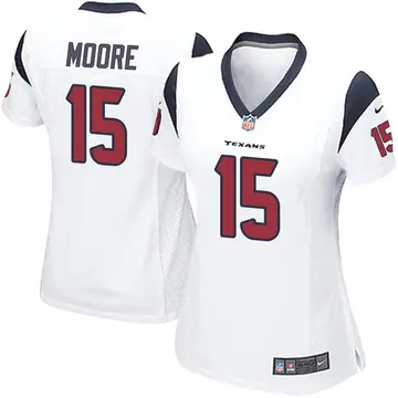 Nike Chris Moore Women's Game Houston Texans White Jersey