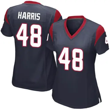 Nike Christian Harris Women's Game Houston Texans Navy Blue Team Color Jersey