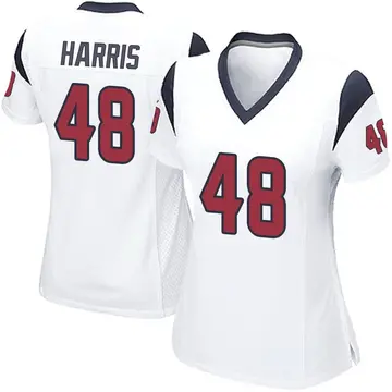 Nike Christian Harris Women's Game Houston Texans White Jersey