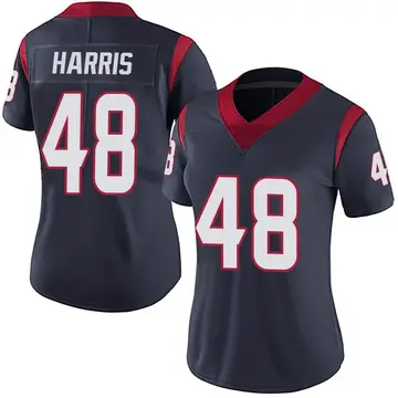 Nike Christian Harris Women's Limited Houston Texans Navy Blue Team Color Vapor Untouchable Jersey