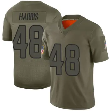 Nike Christian Harris Youth Limited Houston Texans Camo 2019 Salute to Service Jersey