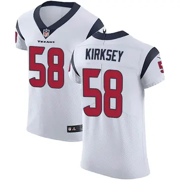 Nike Christian Kirksey Men's Elite Houston Texans White Vapor Untouchable Jersey