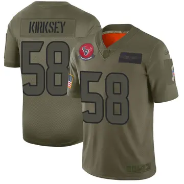 Nike Christian Kirksey Men's Limited Houston Texans Camo 2019 Salute to Service Jersey