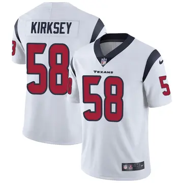 Nike Christian Kirksey Men's Limited Houston Texans White Vapor Untouchable Jersey