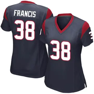 Nike Cobi Francis Women's Game Houston Texans Navy Blue Team Color Jersey