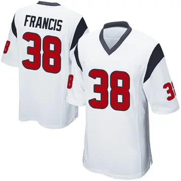 Nike Cobi Francis Youth Game Houston Texans White Jersey