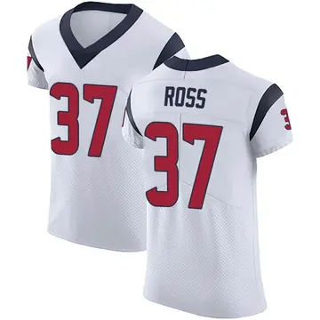 Nike D'Angelo Ross Men's Elite Houston Texans White Vapor Untouchable Jersey