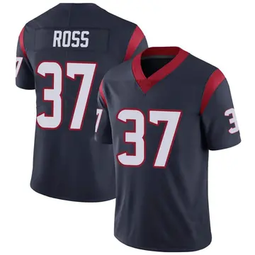 Nike D'Angelo Ross Men's Limited Houston Texans Navy Blue Team Color Vapor Untouchable Jersey