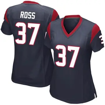 Nike D'Angelo Ross Women's Game Houston Texans Navy Blue Team Color Jersey