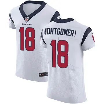Nike D.J. Montgomery Men's Elite Houston Texans White Vapor Untouchable Jersey